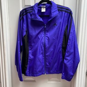 Purple/Blue Adidas Track Jacket